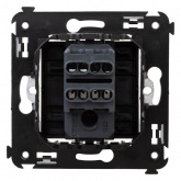 Переключатель с 3-х мест одноклавишный DKC Avanti в стену черный квадрат