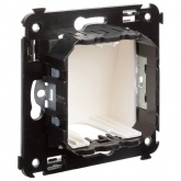 Вывод кабеля из стены DKC Avanti, белое облако