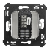 Диммер кнопочный DKC Avanti в стену универсальный 3-х проводный 3-220Вт, белое облако