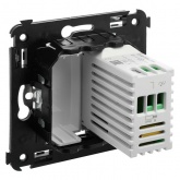 Диммер поворотный в стену DKC Avanti 60-800Вт, белое облако