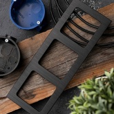 Рамка 3-местная металлическая EKF Стокгольм черный