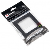 Рамка 1-местная металлическая EKF Стокгольм черный