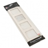 Рамка 4-местная EKF Стокгольм белый