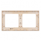 Рамка 2-местная EKF Стокгольм белый