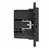 Механизм зарядной розетки EKF 2хUSB тип А 2,1А Стокгольм черный