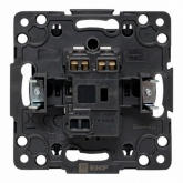 Механизм переключателя 1-клавишного EKF 10А винтовые клеммы Стокгольм черный