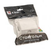 Механизм кабельного вывода EKF Стокгольм белый