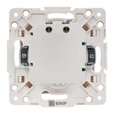 Механизм зарядной розетки EKF 2хUSB тип А 2,1А Стокгольм белый