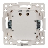 Механизм зарядной розетки EKF 2хUSB тип А и С 2,1А Стокгольм белый