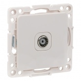 Механизм розетки EKF TV 75Ом 5-862МГц Стокгольм белый