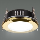 Светильник встраиваемый TDM СВ 01-09 GX53 230 В 50 Гц золото IP54