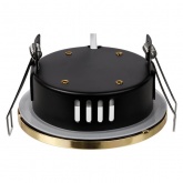 Светильник встраиваемый TDM СВ 01-09 GX53 230 В 50 Гц золото IP54