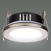 Светильник встраиваемый TDM СВ 01-09 GX53 230 В 50 Гц сатин/никель IP54