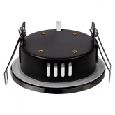 Светильник встраиваемый TDM СВ 01-09 GX53 230 В 50 Гц черный хром IP54