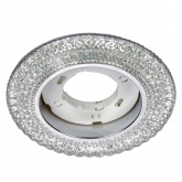 Светильник встраиваемый TDM СВ 03-10 GX53 230В LED подсветка 5 Вт зеркальный/хром