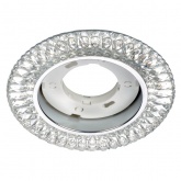 Светильник встраиваемый TDM СВ 03-12 GX53 230В LED подсветка 5 Вт зеркальный/хром