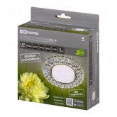 Светильник встраиваемый TDM СВ 03-18 GX53 230В LED подсветка 5 Вт зеркальный/хром