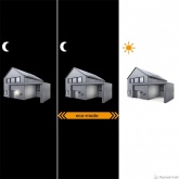 Выключатель сумеречный настенный накладной NM 2000 IP 54 1000Вт 2-10лк Steinel черный