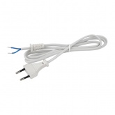 Шнур для бра ЭРА UX-ШВВП-1,8m-W ШВВП 2x0,5мм2 1,8м белый