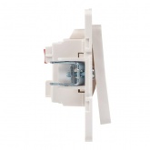 Механизм выключателя 3-клавишного EKF 10А Стокгольм белый