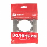 Рамка 1-местная горизонтальная EKF PROxima Валенсия графит