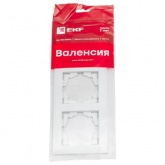 Рамка 3-местная горизонтальная EKF PROxima Валенсия белый