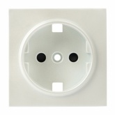 Лицевая панель розетки 1-местной с/з со шторками EKF PROxima Валенсия жемчуг