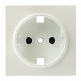 Лицевая панель розетки 1-местной б/з со шторками EKF PROxima Валенсия жемчуг