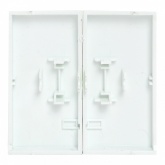 Лицевая панель переключателя 2 - клавишного EKF PROxima Валенсия жемчуг