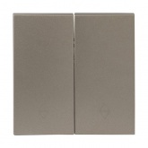 Лицевая панель переключателя 2 - клавишного EKF PROxima Валенсия кашемир