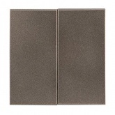 Лицевая панель выключателя 2 - клавишного EKF PROxima Валенсия графит