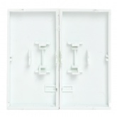 Лицевая панель выключателя 2 - клавишного EKF PROxima Валенсия жемчуг