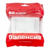 Переключатель 1-клавишный EKF PROxima 10А IP20 Валенсия белый