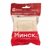 Кнопка EKF Basic 10А IP20 Минск бежевый