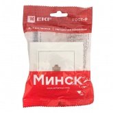 Розетка EKF Basic RJ-45 1-местная IP20 Минск бежевый