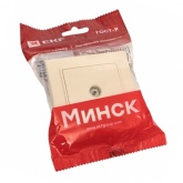 Розетка EKF Basic TV 1-местная 75Ом 5-862МГц IP20 Минск бежевый