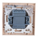 Выключатель 1-клавишный с индикатором EKF Basic 10А IP20 Минск бежевый