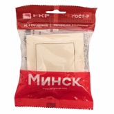 Переключатель 1-клавишный EKF Basic 10А IP20 Минск бежевый