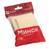 Выключатель 1-клавишный EKF Basic 10А IP20 Минск бежевый