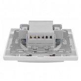 Выключатель 1-клавишный с индикатором EKF Basic 10А IP20 Минск белый