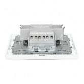 Переключатель 2-клавишный EKF Basic 10А IP20 Минск белый