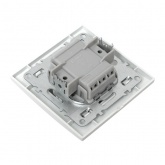 Выключатель 2-клавишный EKF Basic 10А IP20 Минск белый