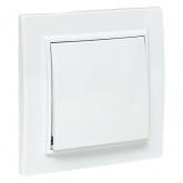 Выключатель 1-клавишный EKF Basic 10А IP20 Минск белый