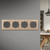 Рамка на 4 поста Intro Solo, сосна 4-504-11