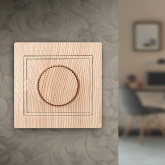 Светорегулятор поворотный Intro 600Вт 230В IP20 Plano, сосна 1-401-11