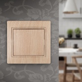 Выключатель Intro 10А 250В IP20 Plano, сосна 1-101-11