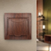 Розетка Intro 2P+E Schuko с крышкой 16А 250В IP20 Plano, венге 1-203-10