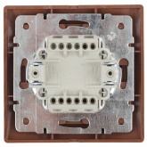 Выключатель трехклавишный Intro 10А 250В IP20 Plano, венге 1-106-10