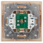 Розетка TV Intro одиночная IP20 Plano, алюминий 1-301-03