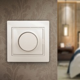 Светорегулятор поворотный Intro 600Вт 230В IP20 Plano, слоновая кость 1-401-02 (бежевый)